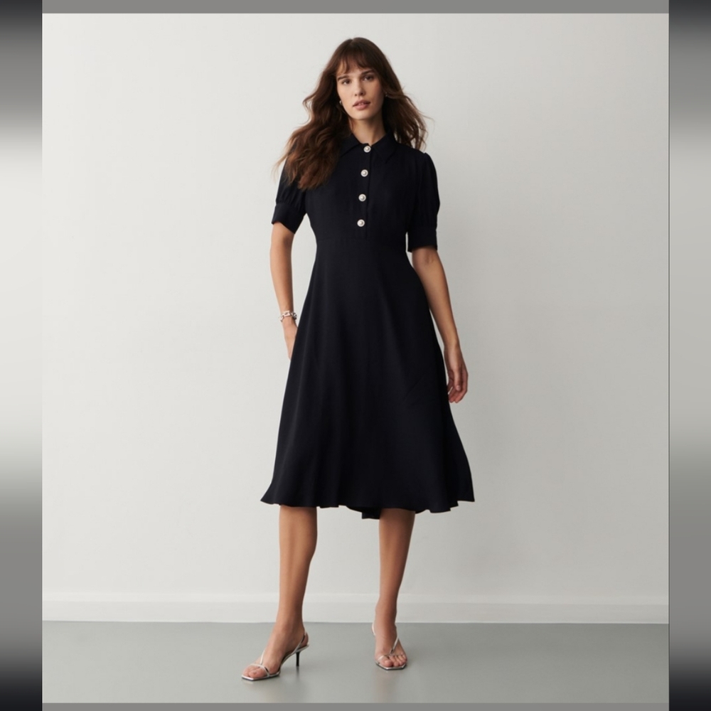 Small Midi Shirt Dress - Picture 4 of 14